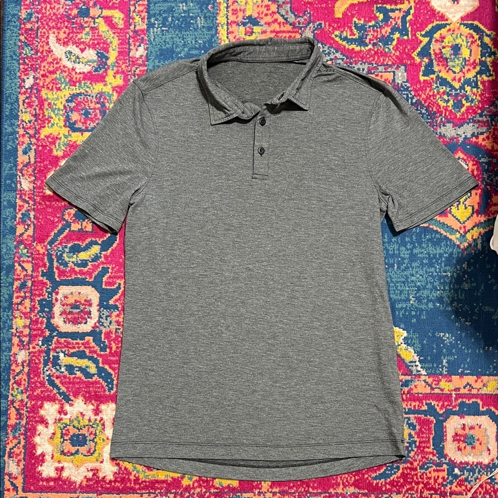 Lululemon small Men's Gray Polo Shirt